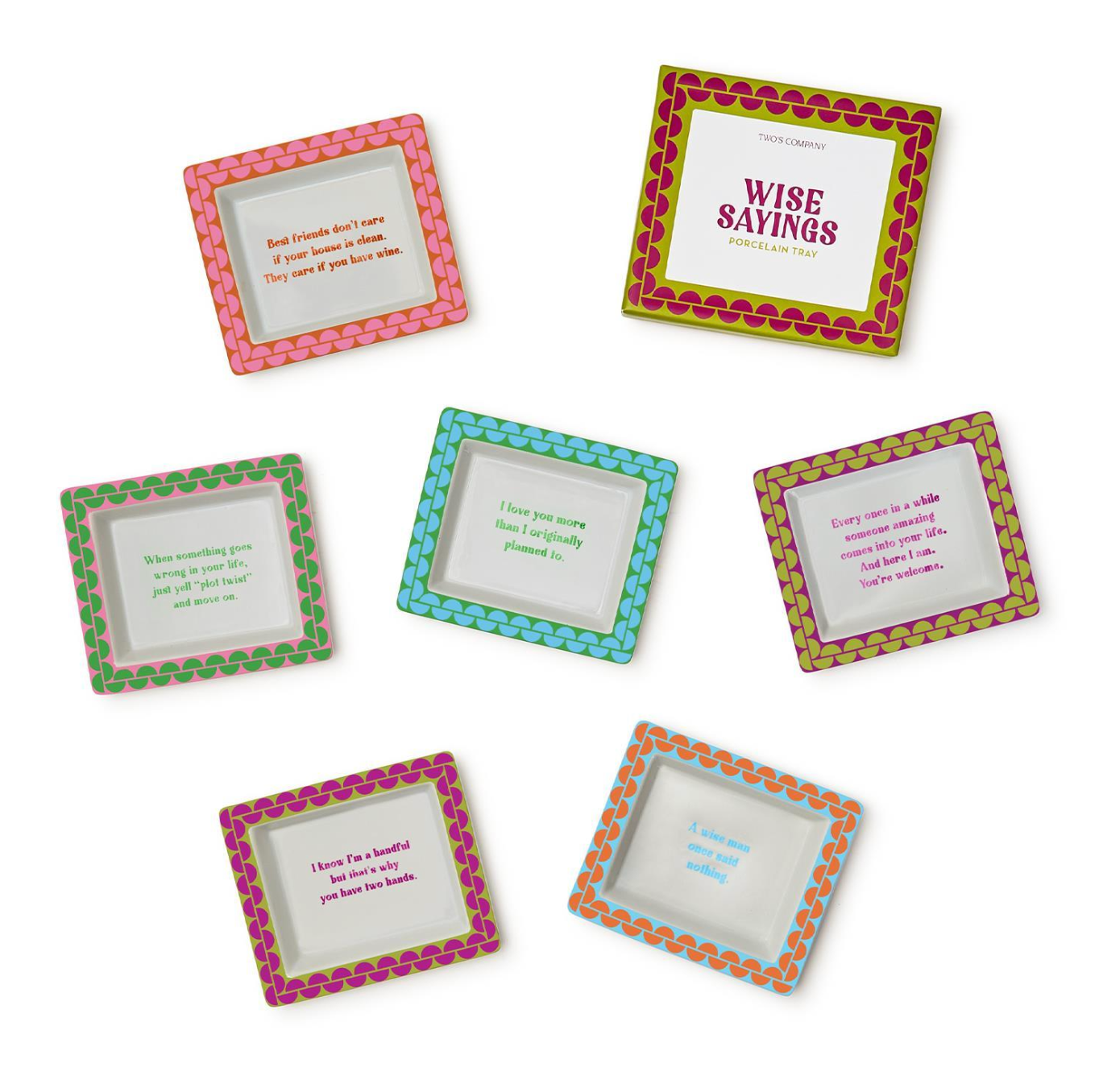 Sassy Wise Saying Desk Tray