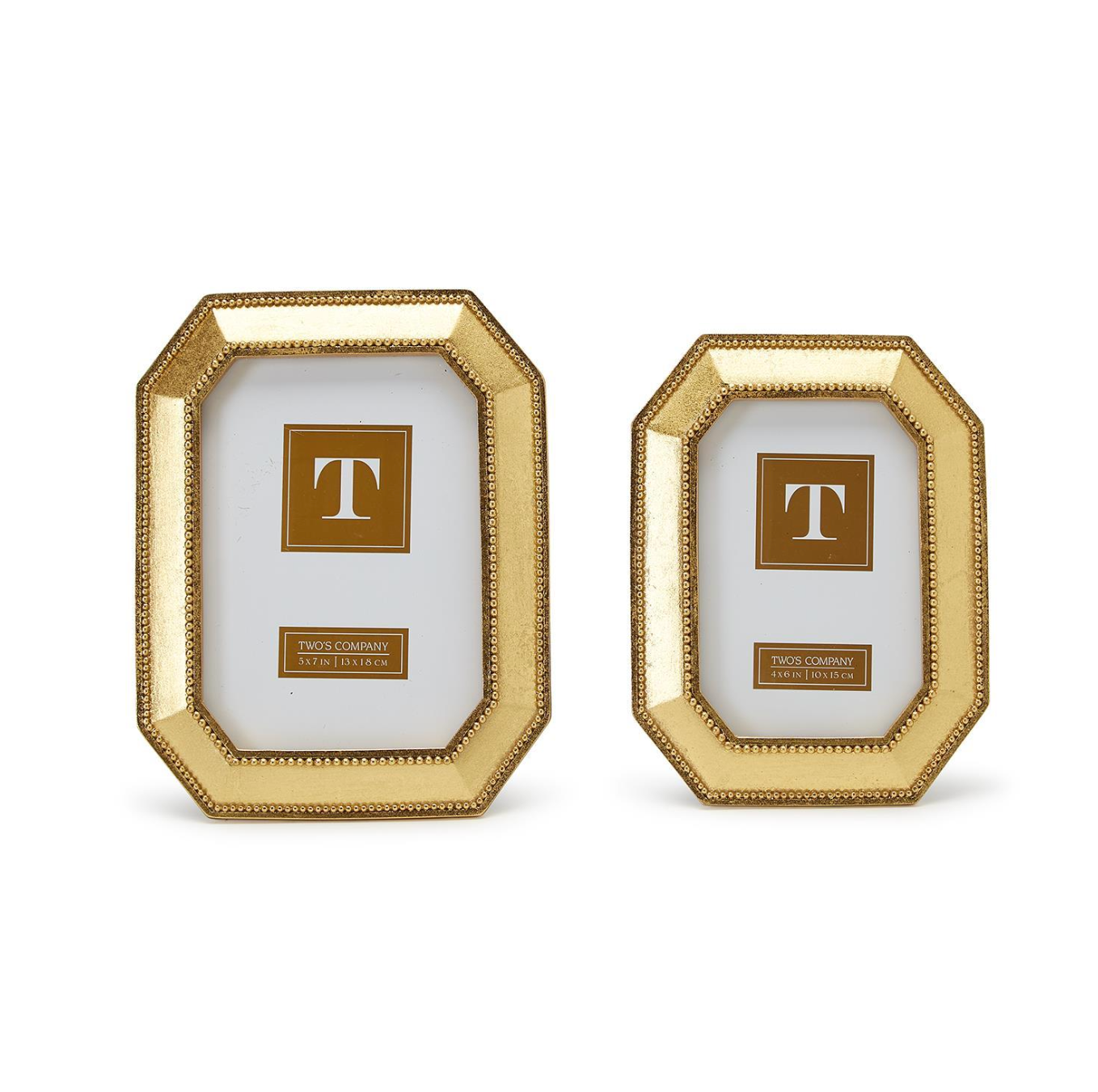 Beads of Gold Frame by Two’s Company