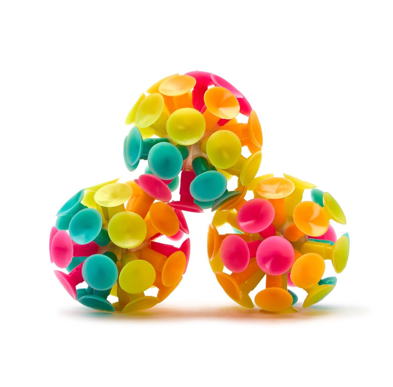 Light Up Rainbow Suction Ball