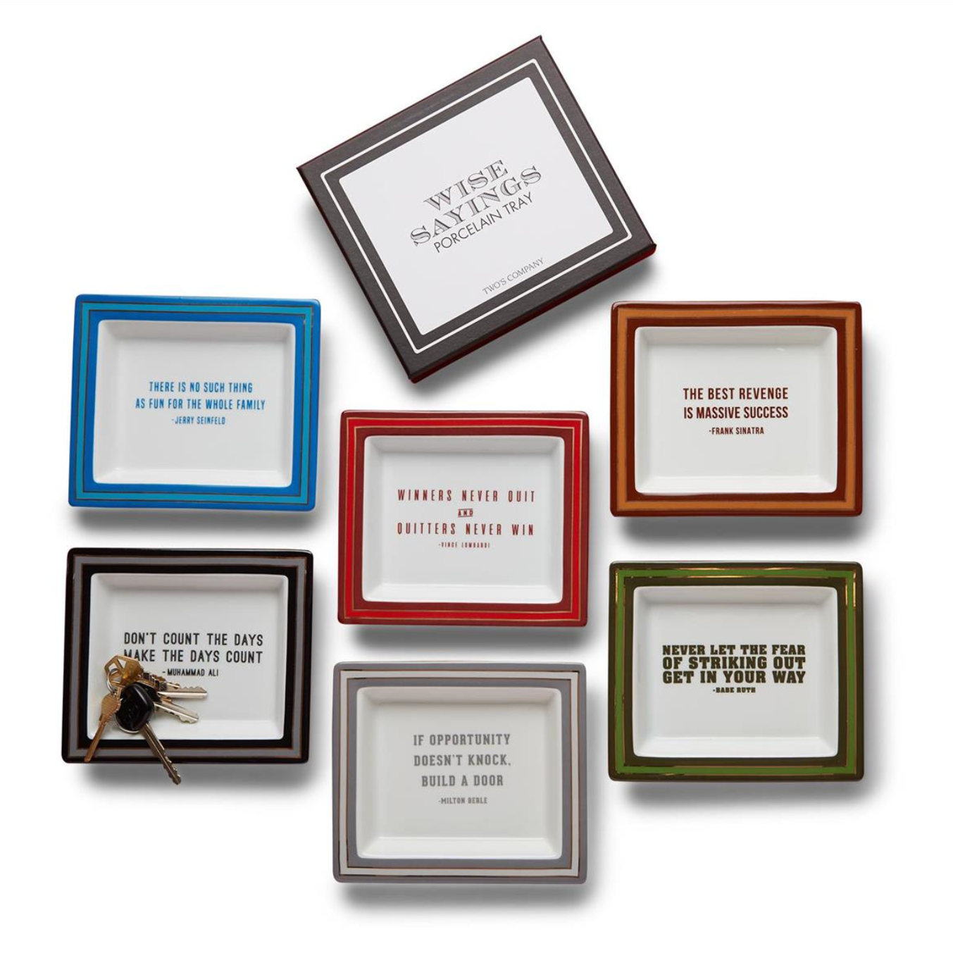 Gentleman's Wise Saying Desk Tray