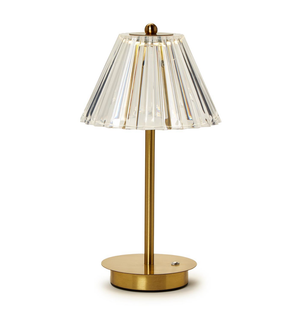 Cordless Table Lamp with Acrylic Shade