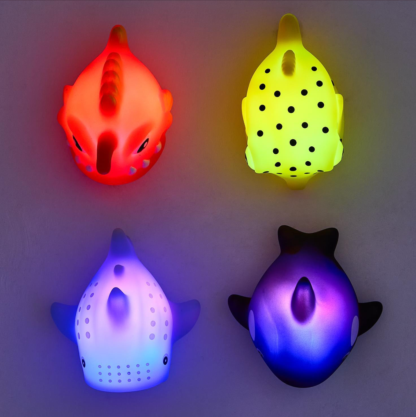 Light Up Bath Buddies- Orange Fish