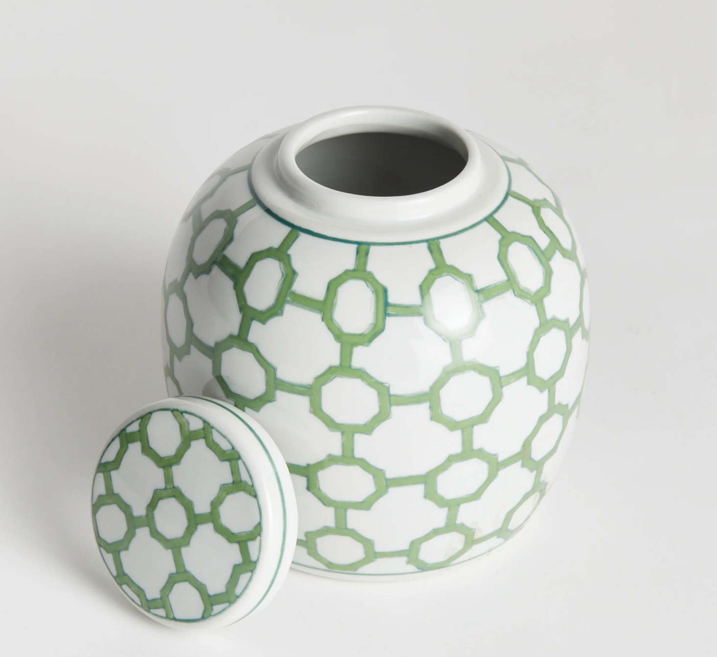 Imperial Link Lidded Jar