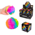 furry rainbow squishy toy 