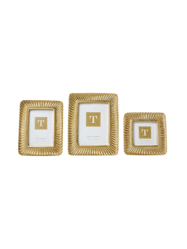 gold textured frames