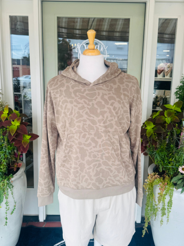 browns and taupe hoodie