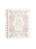 Floral printed sermon journal 