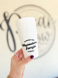  These white stadium cups feature a retro-inspired “Greetings from Waynesboro, Georgia” design with a nod to our title as the Bird Dog Capital of the World. 