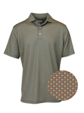 Shell & Brass Performance Polo in Navy & Brass 