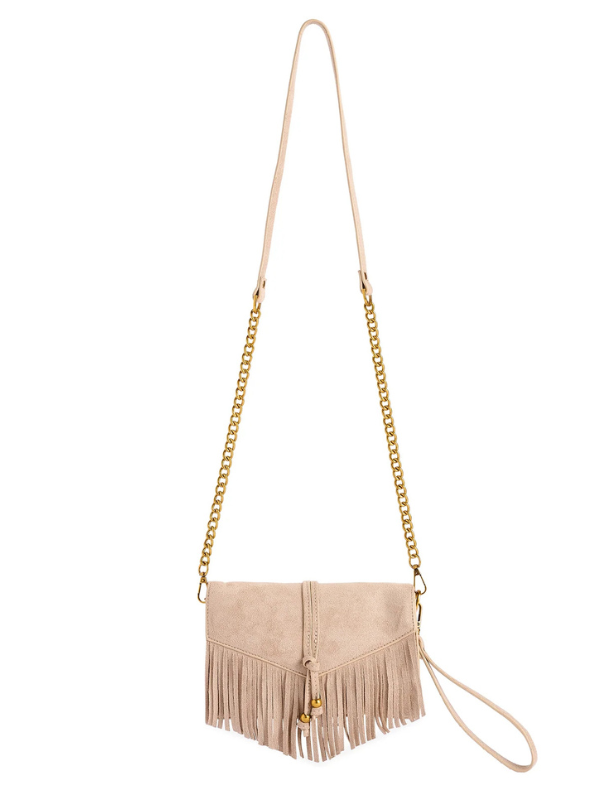 The Janis Cross-Body/Wristlet is the perfect mix of boho charm and everyday versatility.