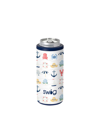 Shoreline 12oz Skinny Can Cooler by Swig Life