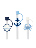 Shoreline Straw Topper Set By Swig