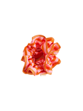 hot pink and orange oversized scrunchie