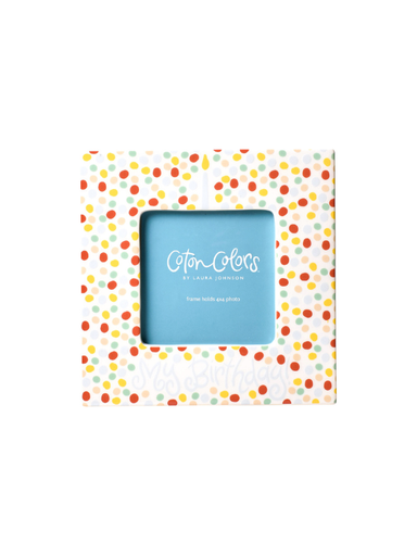 colorful dotted 4x4 frame