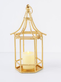 Gold bamboo lantern 