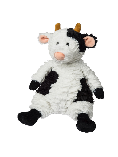 Plush black and white cow toy stuffed animal for kids soft