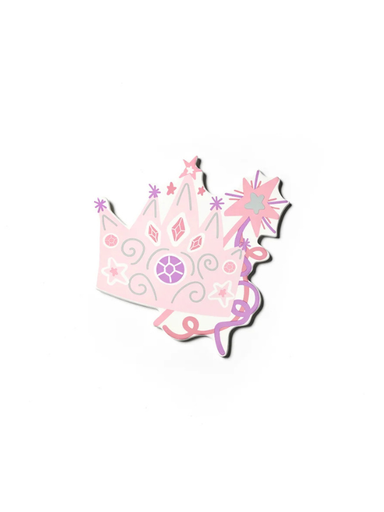 pink Sparkle Crown Big Attachment by Happy Everything
