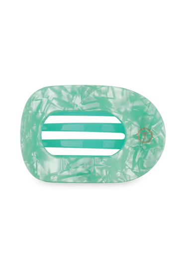 Spring Splash Marble Large Flat Round Clip by Teleties