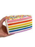 rainbow squishy toy cake