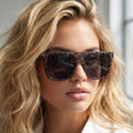 Square Framed Acetate Sunglasses 3 colors