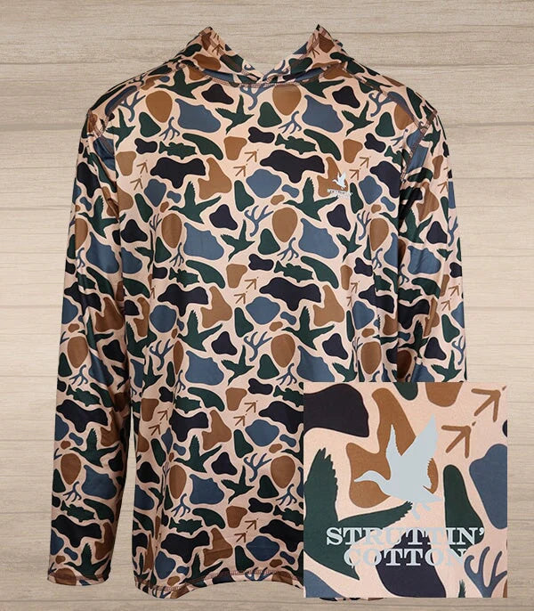 Standout Camo Hoodie by Struttin' Cotton