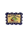 Statesboro Acrylic Scallop Stadium Magnet eagles gata