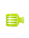 neon green Large Flat Square Hair Clip