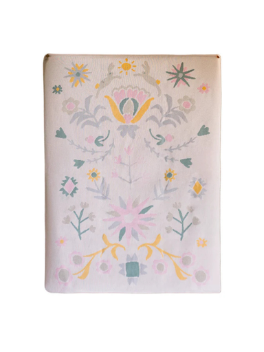 A heirloom pastel lightweight, breathable, and irresistibly soft blanket.
