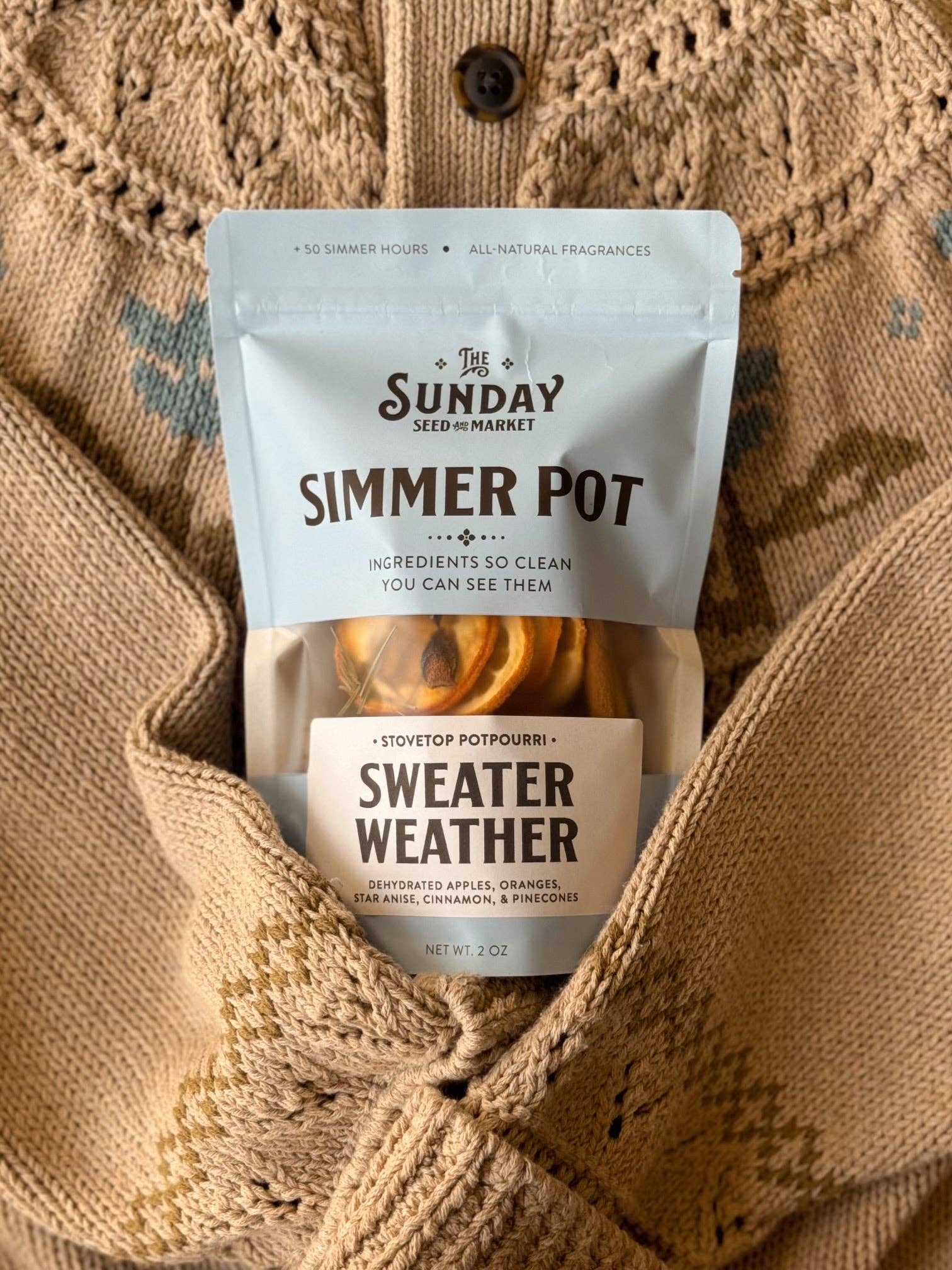 Sweater Weather Simmer Pot-Oranges Apples Pine the sunday market