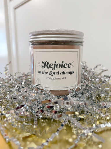 Sweet Grace Collection Philippians 4:4 Candle