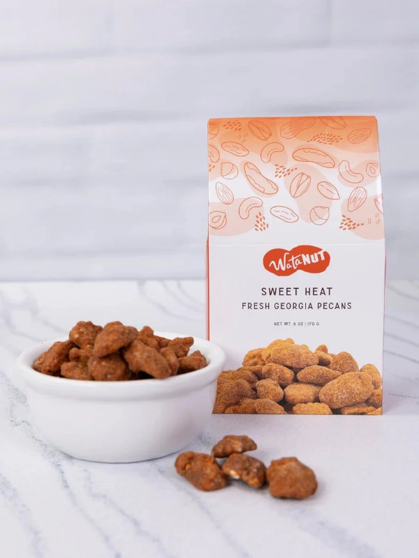 Blended Chili and sweet glaze and hint of salt pecans