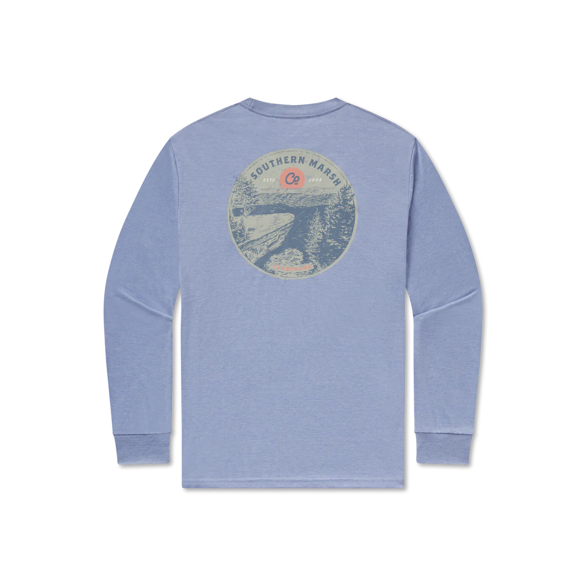 Scenic Overlook Long Sleeve Seawash Tee by Southern Marsh