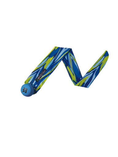 Blue and green tailball throwing toy