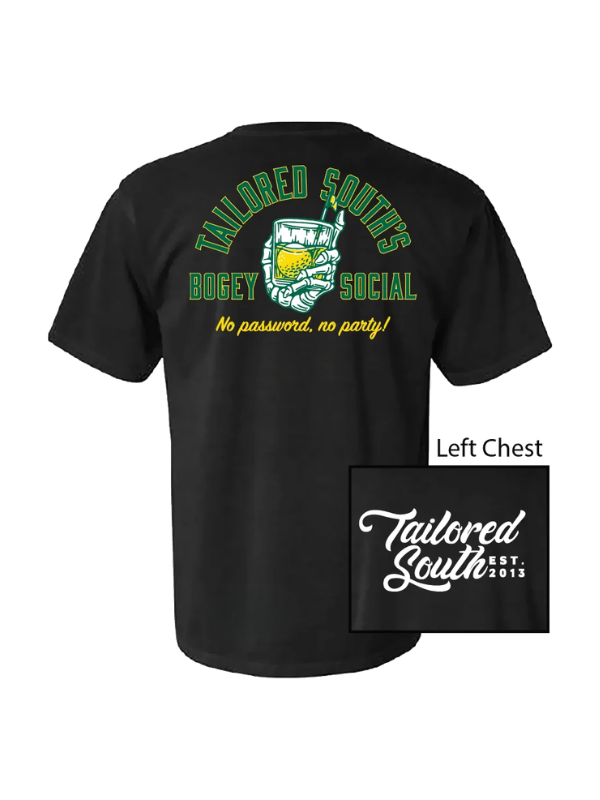  Bogey Tee in Black By Riverbed Threads