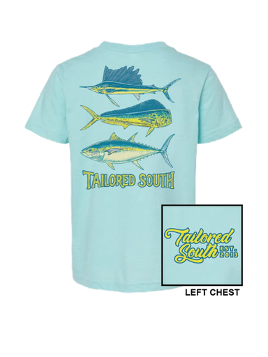 Deep Sea Tee in Purist Blue By Riverbed Threads