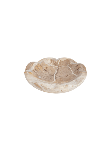 taupe marble trinket tray