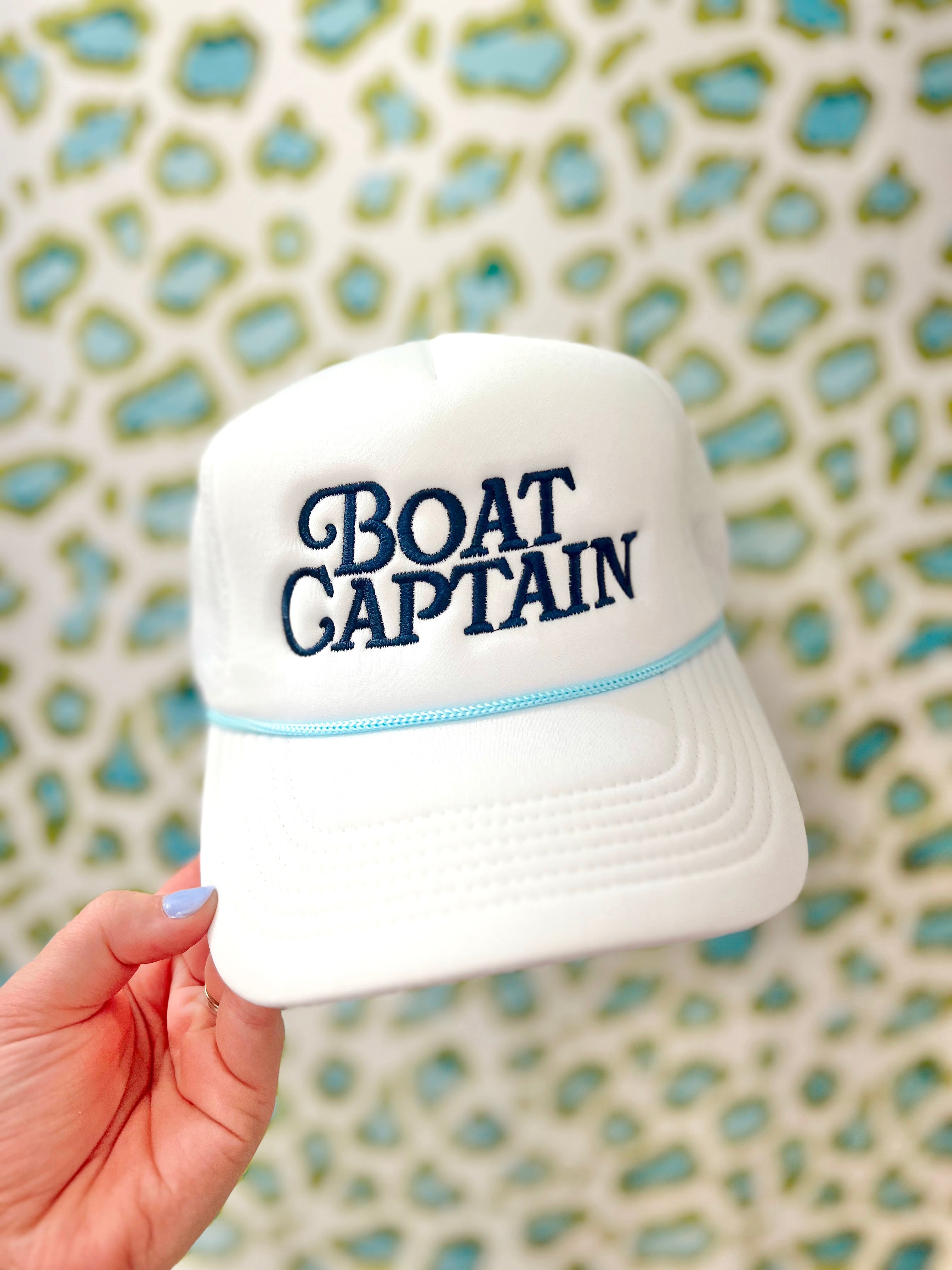 Boat Captain Foam Trucker Hat