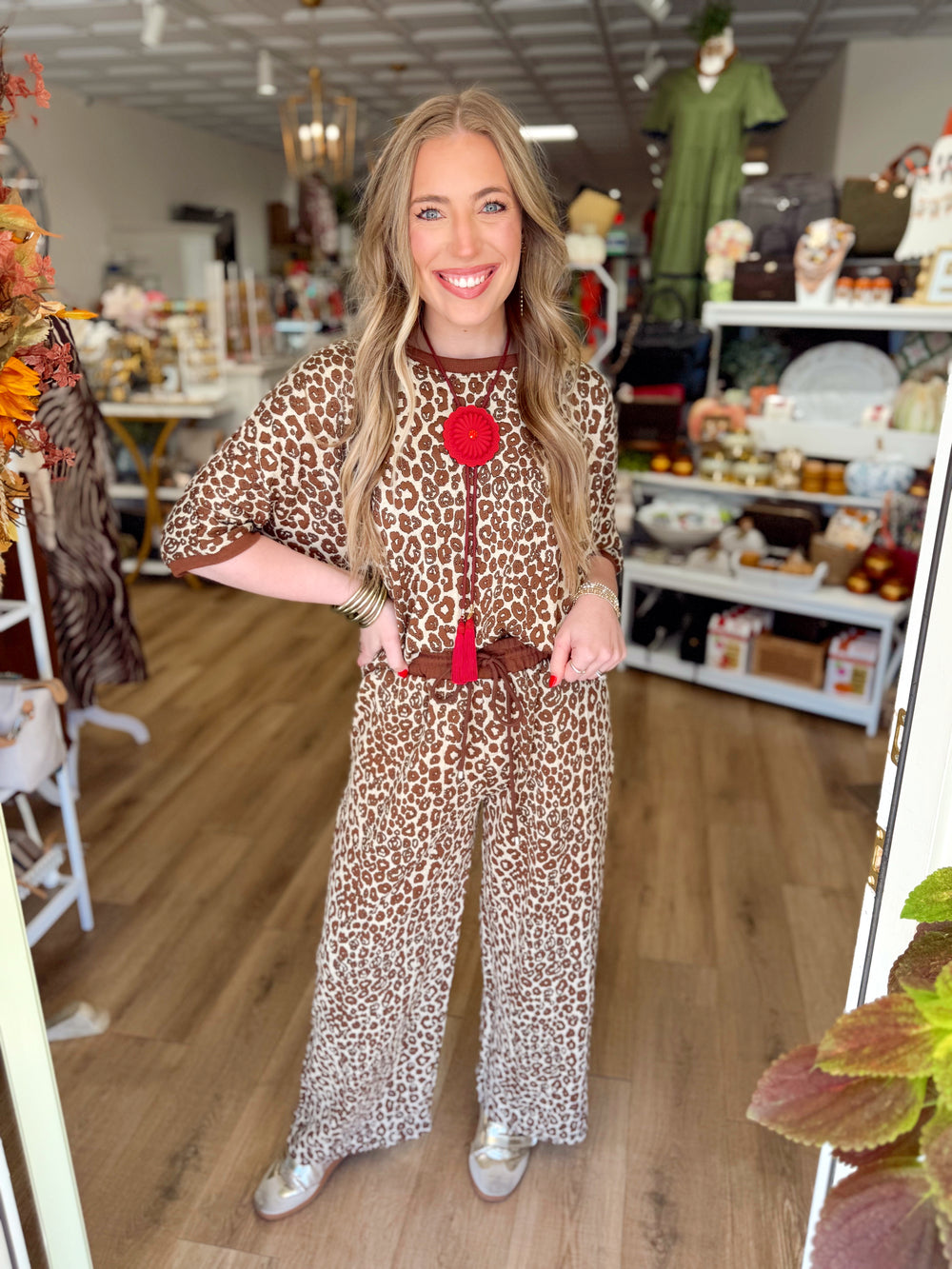 The Gracie Textured Knit Pants (S-XL)