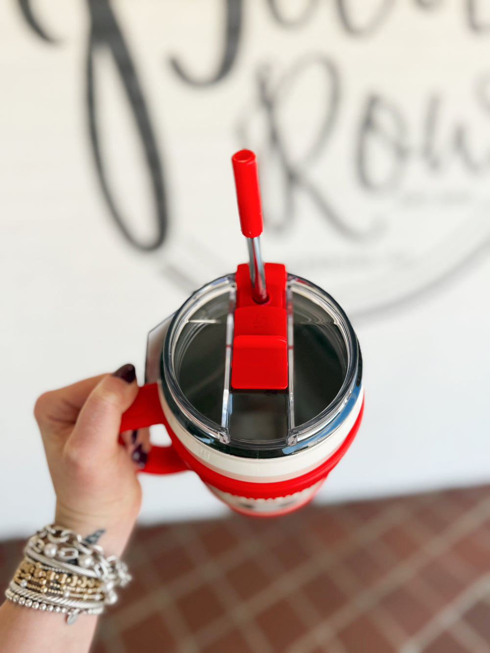 Georgia 40oz Stainless Steel Cream Tumbler