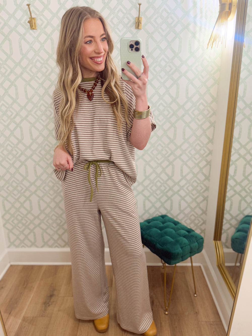 The Maren Striped Knit Pants (S-L)