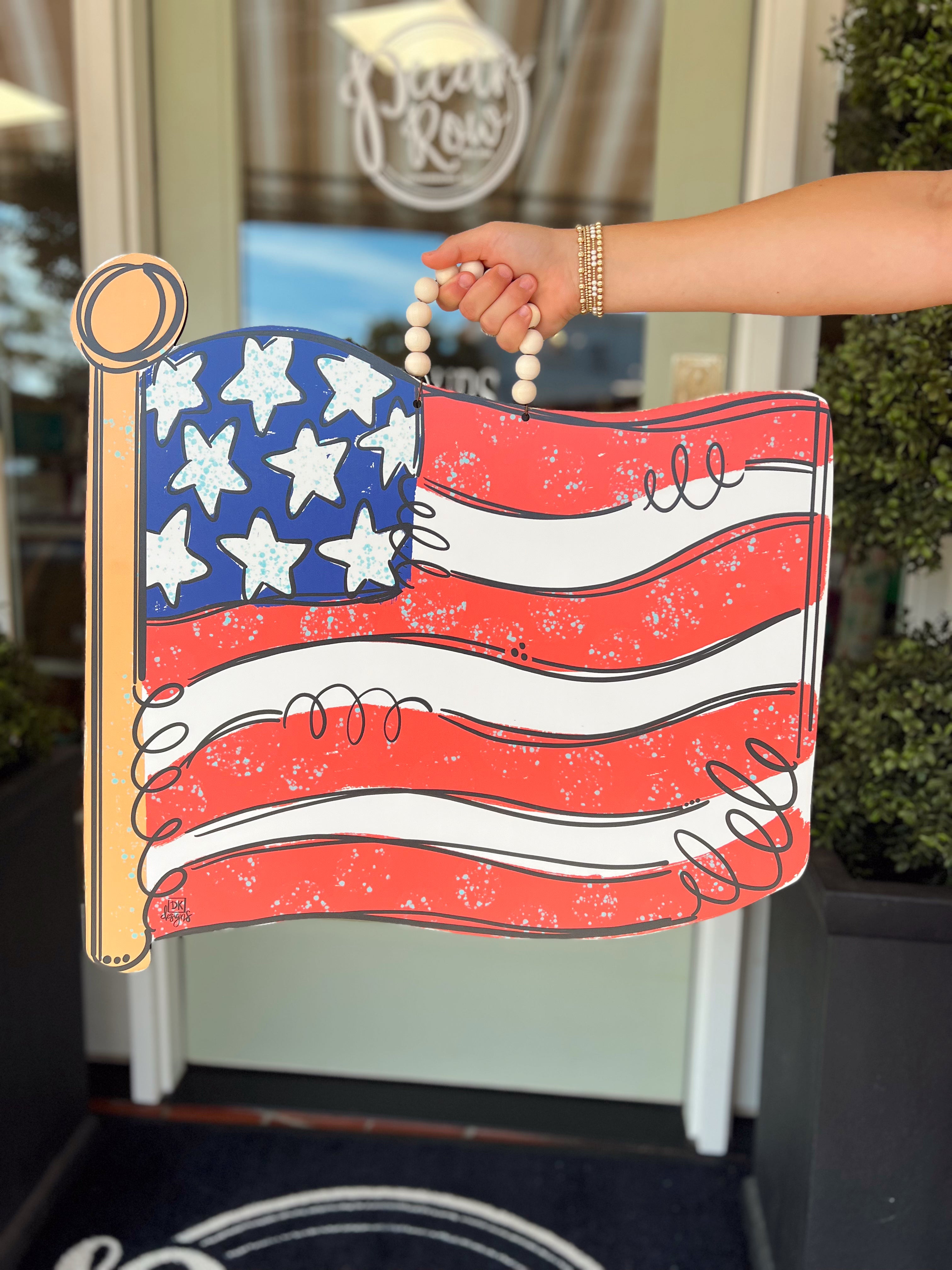 Flag Door Hanger