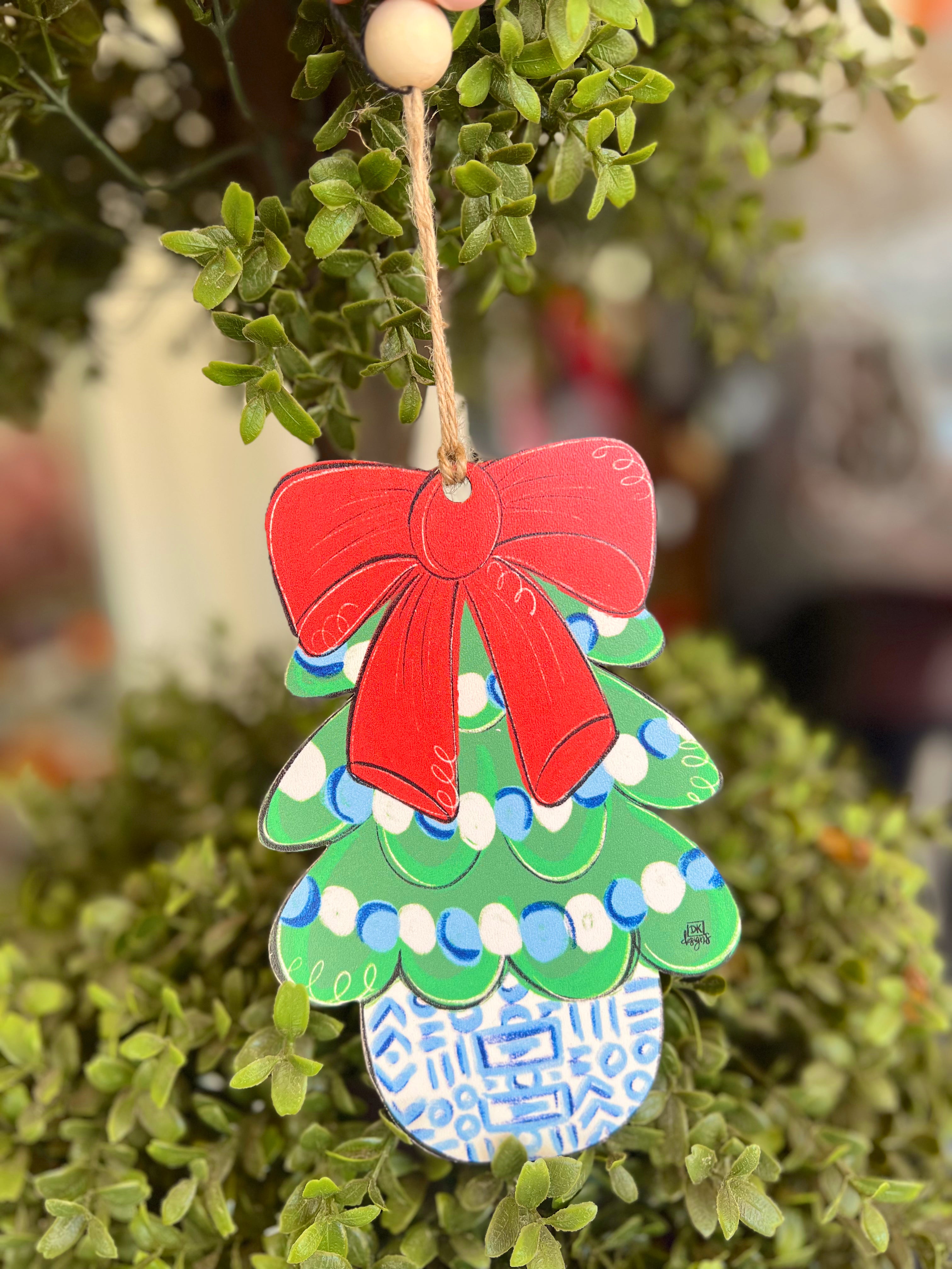 Chinoiserie Tree Ornament