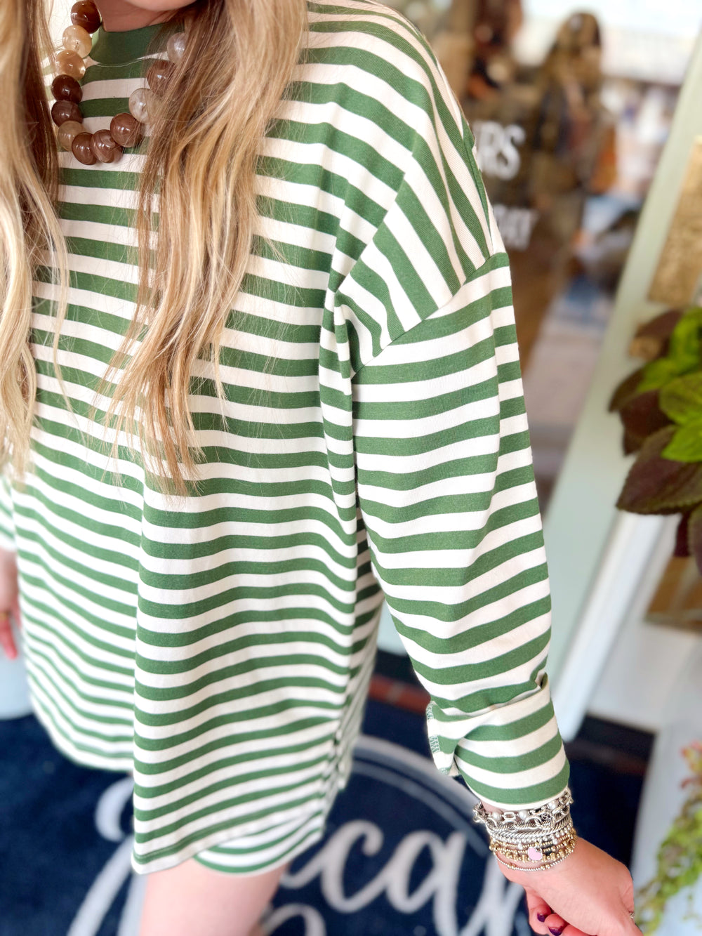 The Roxie Striped Long Sleeve Top (S-L)