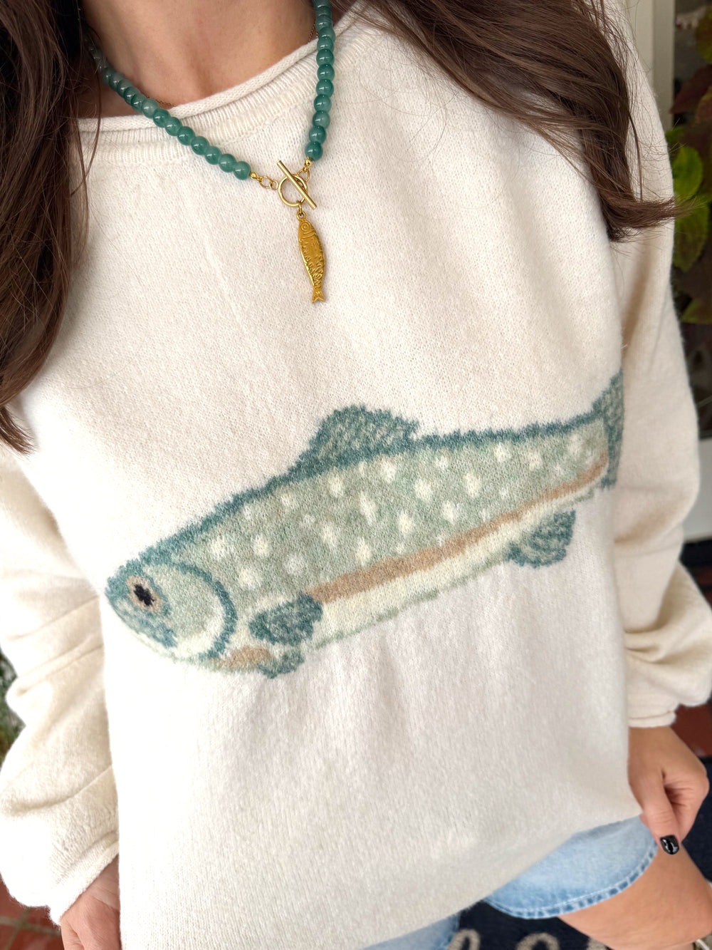 The Tina Trout Sweater (S-3X)