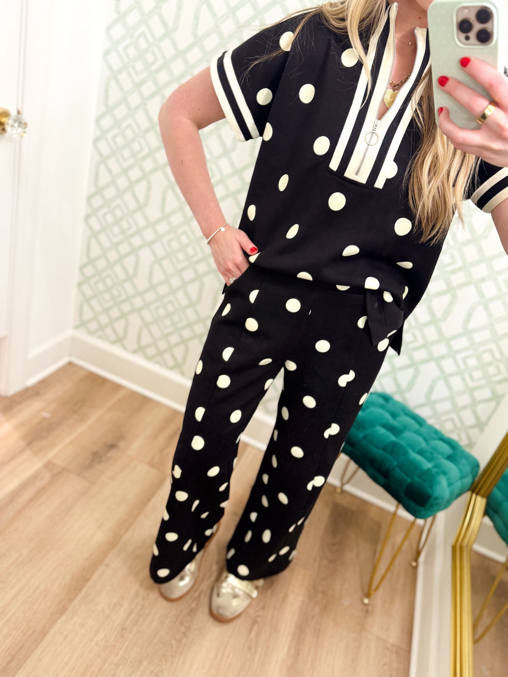 The Helen Polka Dot Pants (S-L)