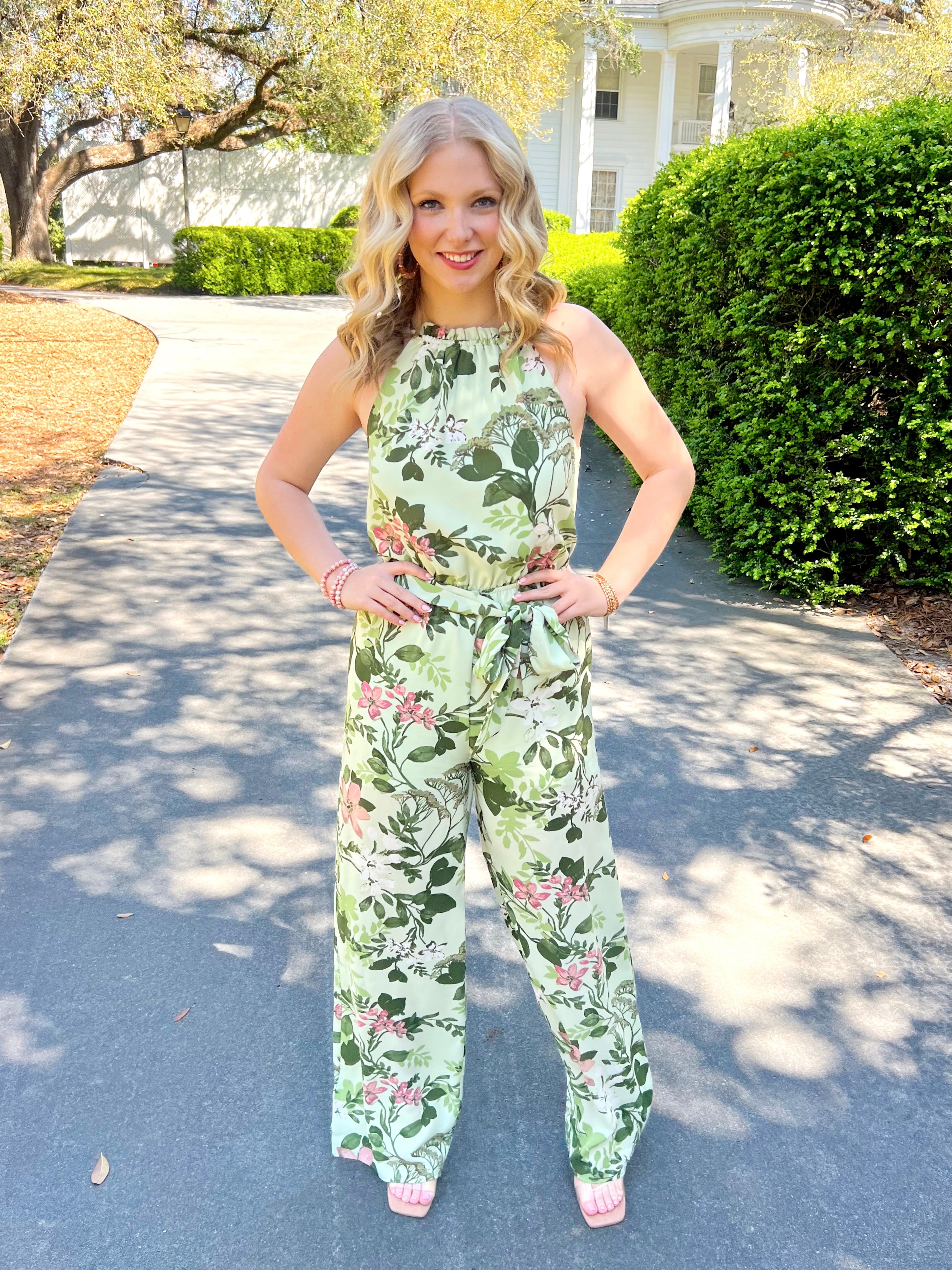 The Zane Floral Jumpsuit