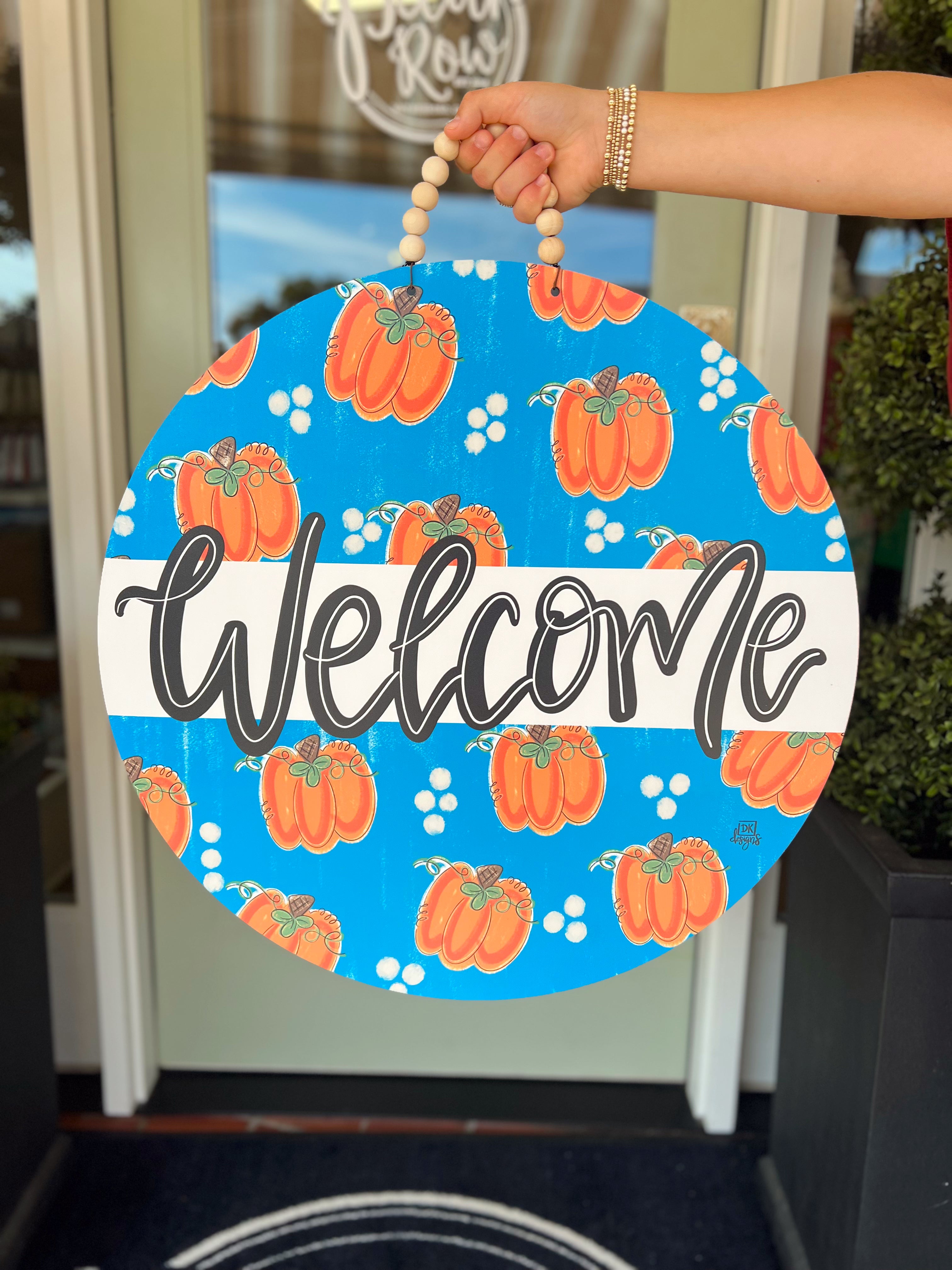 Pumpkin Patch Welcome Door Hanger