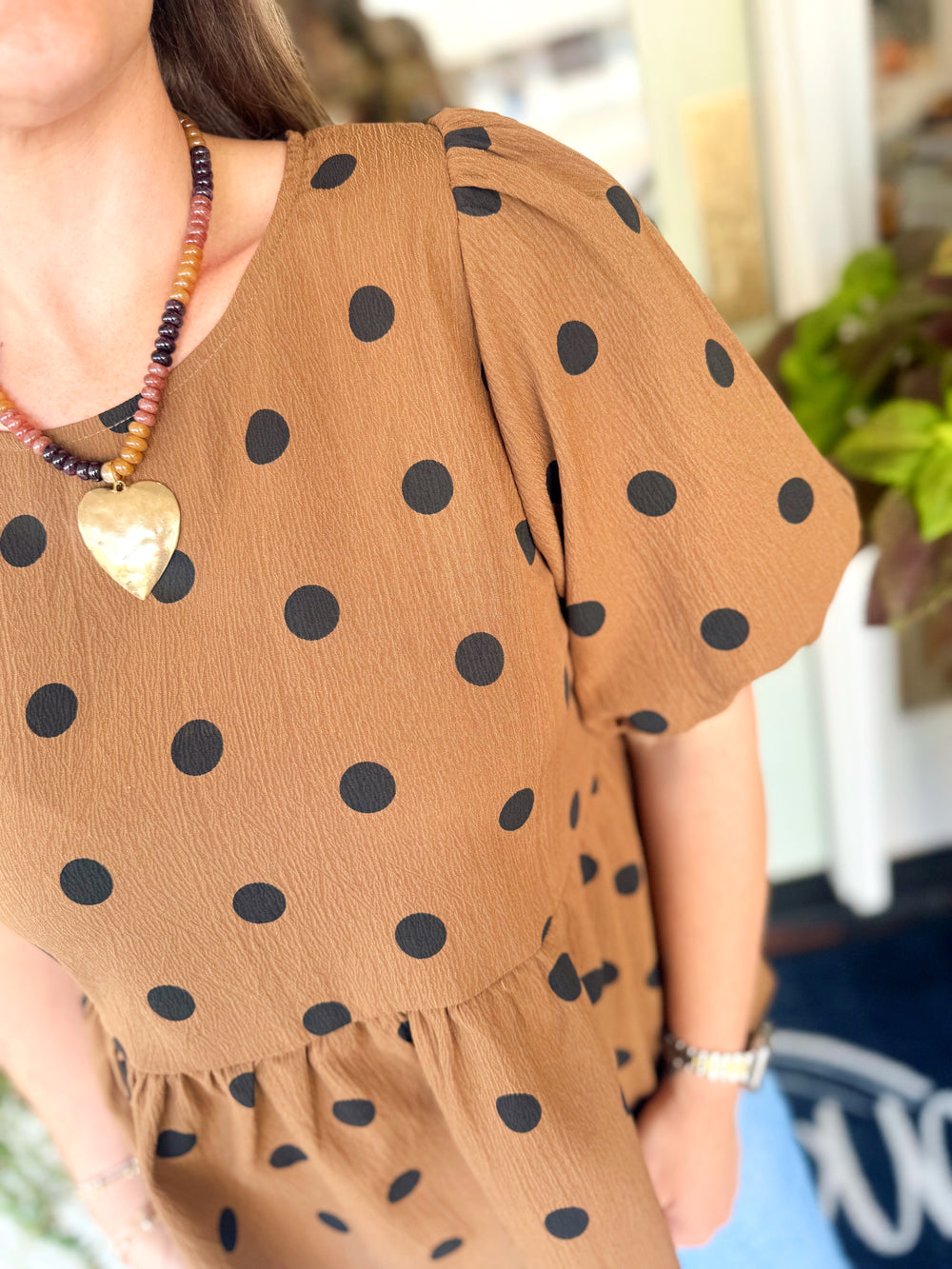 The Jessalyn Polka Dot Top (S-L)