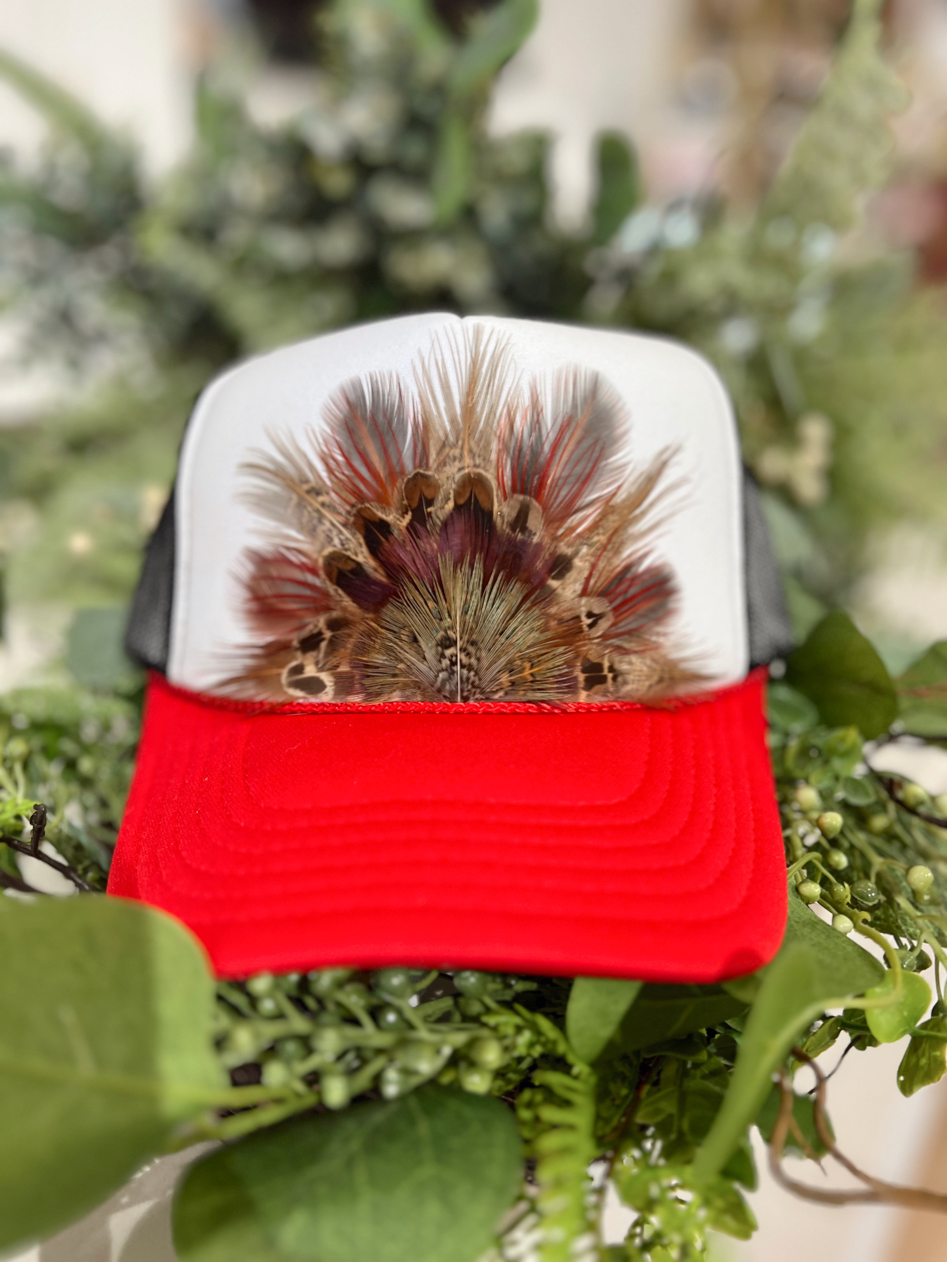 The Camden Feathered Trucker Hat