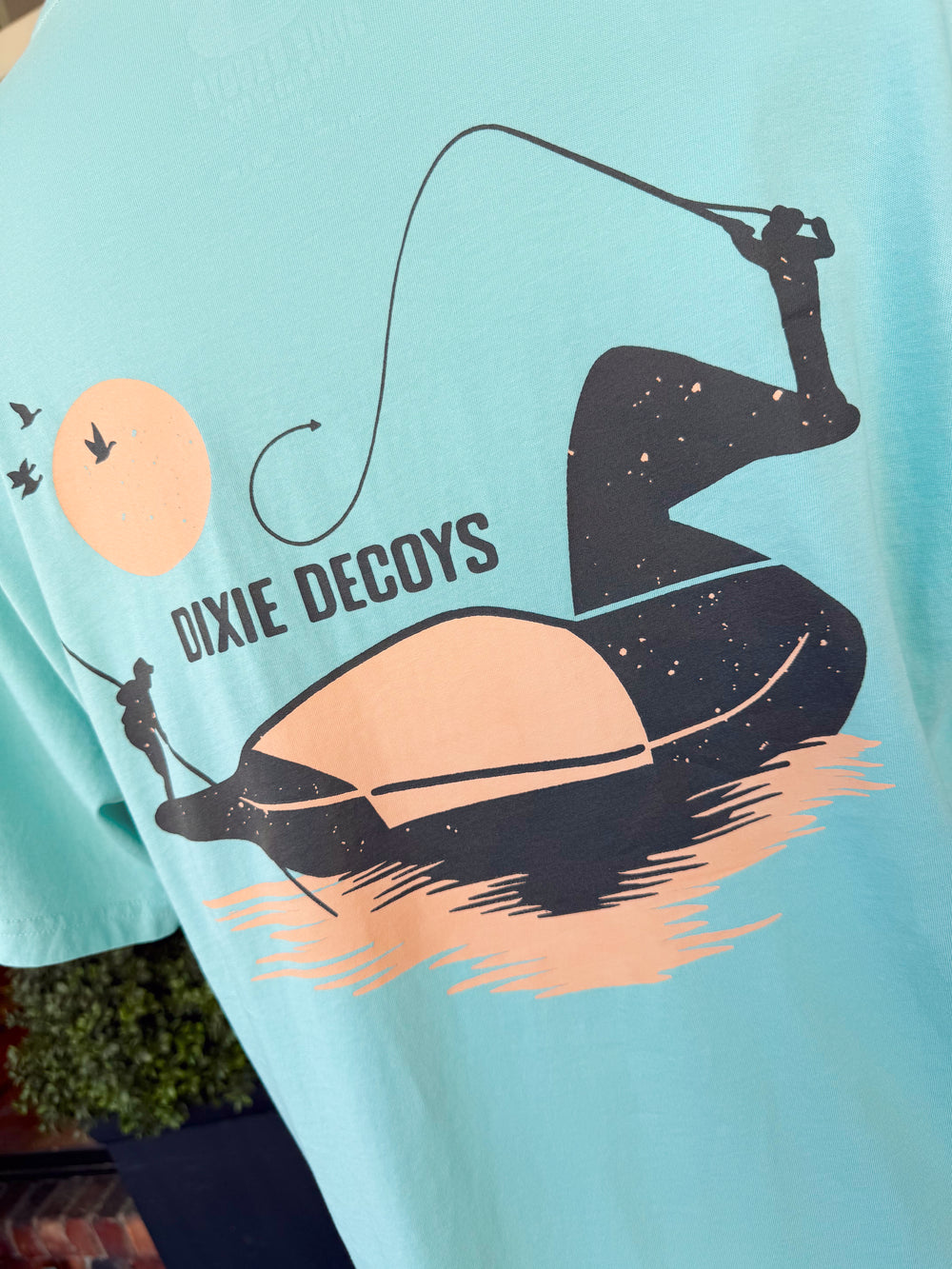Polling the Flats Tee by Dixie Decoys